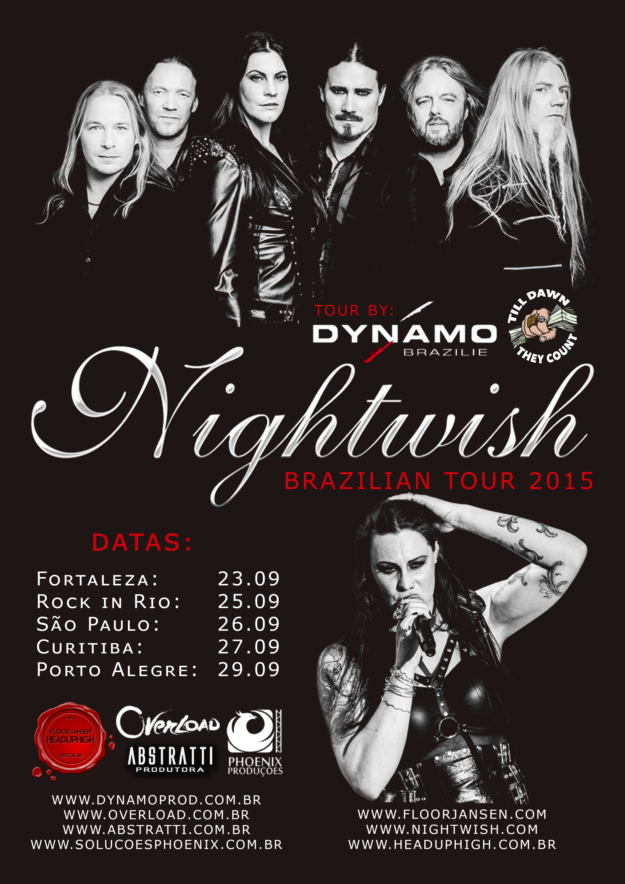 FLYER-BRASIL Nightwish: turnê brasileira